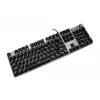 Teclado mecánico gaming con cable IBOX AURORA K-4 — QWERTY, 108 teclas, retroiluminación LED ajustable, resistente al agua, USB, cable 1,6 m