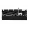 Teclado mecánico gaming con cable IBOX AURORA K-4 — QWERTY, 108 teclas, retroiluminación LED ajustable, resistente al agua, USB, cable 1,6 m