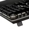 Teclado mecánico gaming con cable IBOX AURORA K-4 — QWERTY, 108 teclas, retroiluminación LED ajustable, resistente al agua, USB, cable 1,6 m