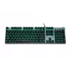Teclado mecánico gaming con cable IBOX AURORA K-4 — QWERTY, 108 teclas, retroiluminación LED ajustable, resistente al agua, USB, cable 1,6 m