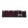 Teclado mecánico gaming con cable IBOX AURORA K-4 — QWERTY, 108 teclas, retroiluminación LED ajustable, resistente al agua, USB, cable 1,6 m