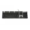 Teclado mecánico gaming con cable IBOX AURORA K-4 — QWERTY, 108 teclas, retroiluminación LED ajustable, resistente al agua, USB, cable 1,6 m