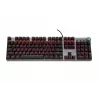 Teclado mecánico gaming con cable IBOX AURORA K-4 — QWERTY, 108 teclas, retroiluminación LED ajustable, resistente al agua, USB, cable 1,6 m