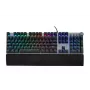 Teclado mecánico gaming con cable IBOX AURORA K-4 — QWERTY, 108 teclas, retroiluminación LED ajustable, resistente al agua, USB, cable 1,6 m