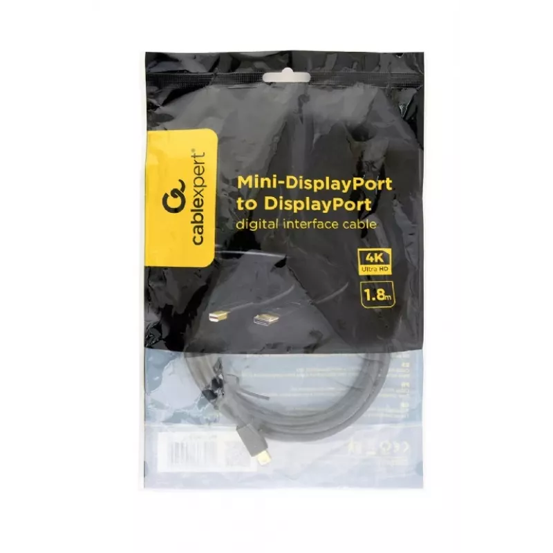 Gembird Cablexpert CCP-mDP2-6 cable de Mini DisplayPort a DisplayPort, 1,8 m, negro