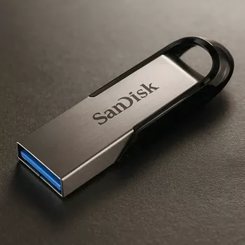 WESTERN DIGITAL SanDisk Ultra Flair - 256GB Memoria USB - USB 3.0 - Negro / Plata
