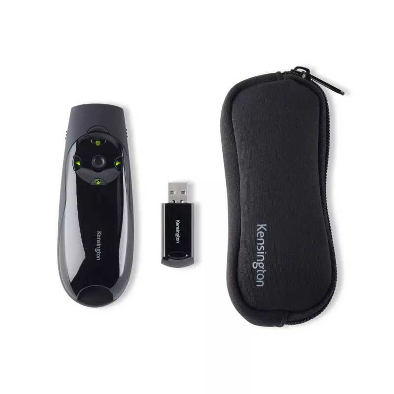 Presentador Kensington Presenter Expert – control de cursor inalámbrico con láser verde