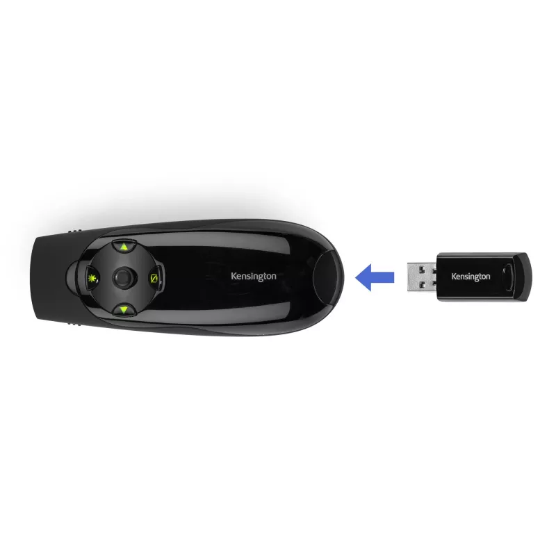 Presentador Kensington Presenter Expert – control de cursor inalámbrico con láser verde