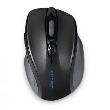 Ratón inalámbrico Kensington Pro Fit Mid-Size, para diestros, óptico, RF inalámbrico, 1600 DPI, negro