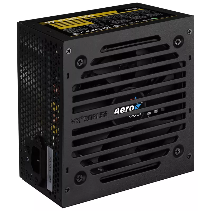 Fuente de alimentación Aerocool VX PLUS 650 650 W 20+4 Pin ATX ATX negra