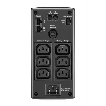 APC Back-UPS PRO BR900MI - 6x salida C13, USB, 900VA, Line-Interactive, 0,9 kVA, 540 W, senoidal, 176 V, 294 V