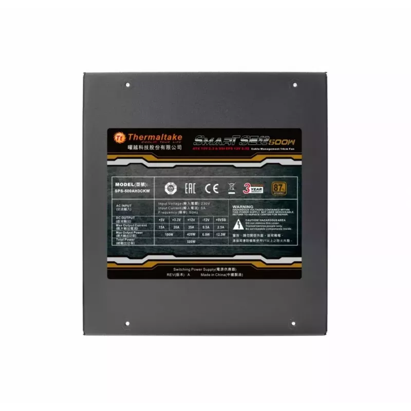 Fuente de alimentación – Smart SE2 500W modular (aprox. 87 % de eficiencia, Single Rail)