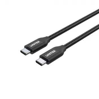 Cable USB-C a USB-C Unitek C14059BK – 2 m, 5 A, 20 V, 480 Mbit/s, negro