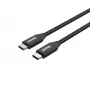 Cable USB-C a USB-C Unitek C14059BK – 2 m, 5 A, 20 V, 480 Mbit/s, negro