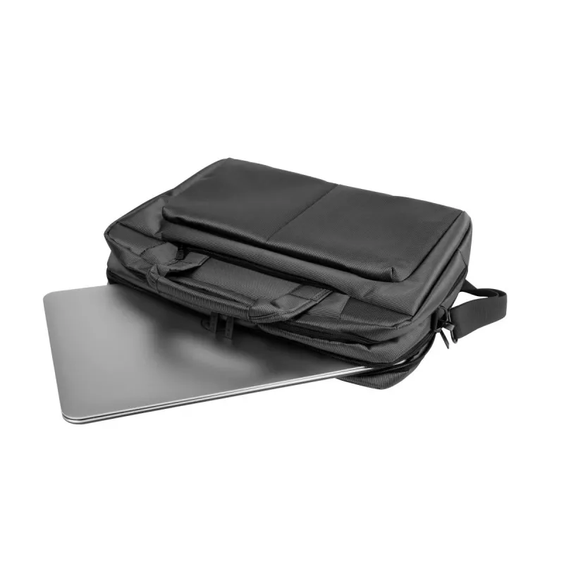 Natec Gazelle NTO-0809 bolsa para portátil 15,6–16 pulgadas (39,6 cm), con correa de hombro, negra