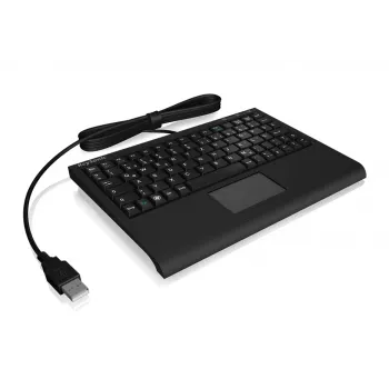 KeySonic ACK-3410 (US) teclado oficina USB inglés de EE. UU. negro