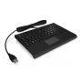 KeySonic ACK-3410 (US) teclado oficina USB inglés de EE. UU. negro