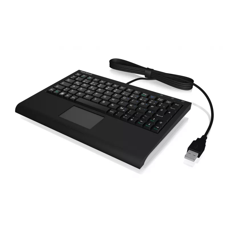 KeySonic ACK-3410 (US) teclado oficina USB inglés de EE. UU. negro