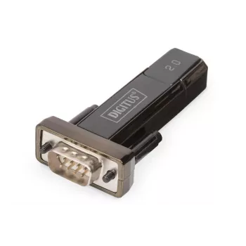 DIGITUS convertidor USB 2.0 a serie, DSUB 9M incl. cable USB A 80cm