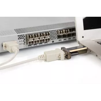 DIGITUS convertidor USB 2.0 a serie, DSUB 9M incl. cable USB A 80cm