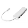 DIGITUS hub USB-C 4 puertos PD 4x USB 3.0, 1x carga PD, gris