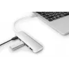 DIGITUS hub USB-C 4 puertos PD 4x USB 3.0, 1x carga PD, gris