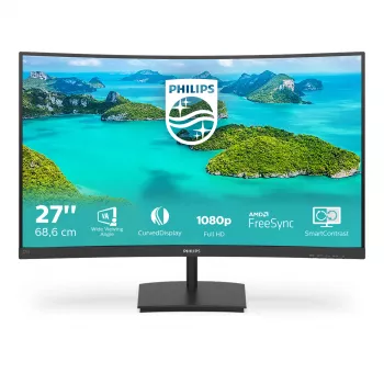 Philips E Line 271E1SCA/00 monitor de ordenador 68.6 cm (27 pulgadas) 1920 x 1080 píxeles Full HD LCD negro