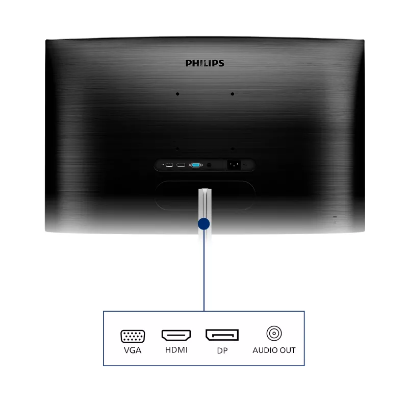 Philips E Line 325E1C/00 monitor de ordenador 80 cm (31.5 pulgadas) 2560 x 1440 píxeles Quad HD LCD negro