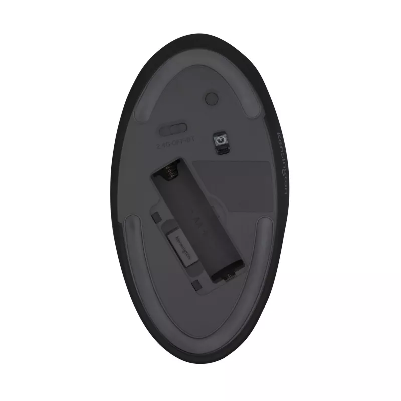 Kensington Pro Fit Ergo ratón inalámbrico – negro, para diestros, RF inalámbrico + Bluetooth, 1600 DPI, negro