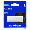 Memoria USB GOODRAM UME2 16 GB USB Type-A 2.0, blanco, 20 MB/s lectura, 5 MB/s escritura