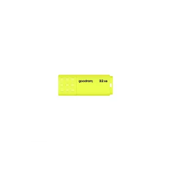 Memoria USB GOODRAM UME2 32 GB USB Type-A 2.0, lectura 20 MB/s, escritura 5 MB/s, amarillo