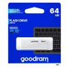 Memoria USB GOODRAM UME2 64 GB USB 2.0 Type-A, blanco, 20 MB/s lectura, 5 MB/s escritura