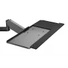 Soporte de pared para puesto de trabajo sentado-de pie DIGITUS individual, negro, carga máx.: 1-8 kg, tamaño máx. de pantalla: 17-32