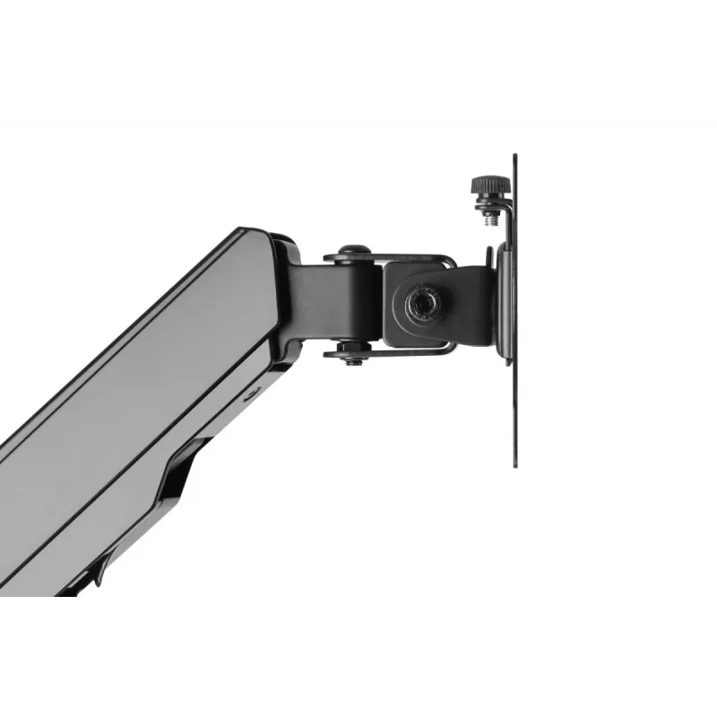 Soporte de pared para puesto de trabajo sentado-de pie DIGITUS individual, negro, carga máx.: 1-8 kg, tamaño máx. de pantalla: 17-32