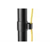 Soporte de pared para puesto de trabajo sentado-de pie DIGITUS individual, negro, carga máx.: 1-8 kg, tamaño máx. de pantalla: 17-32