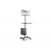 Puesto de trabajo móvil DIGITUS (soporte de monitor, soporte de PC) carga máx. 8 kg, pantalla de 32