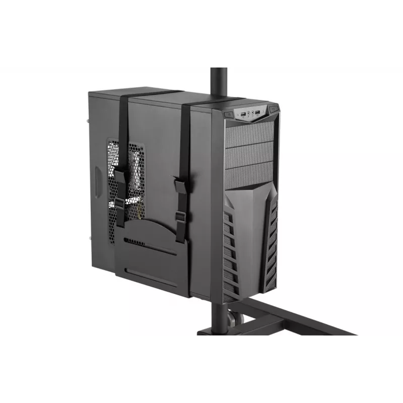 Puesto de trabajo móvil DIGITUS (soporte de monitor, soporte de PC) carga máx. 8 kg, pantalla de 32