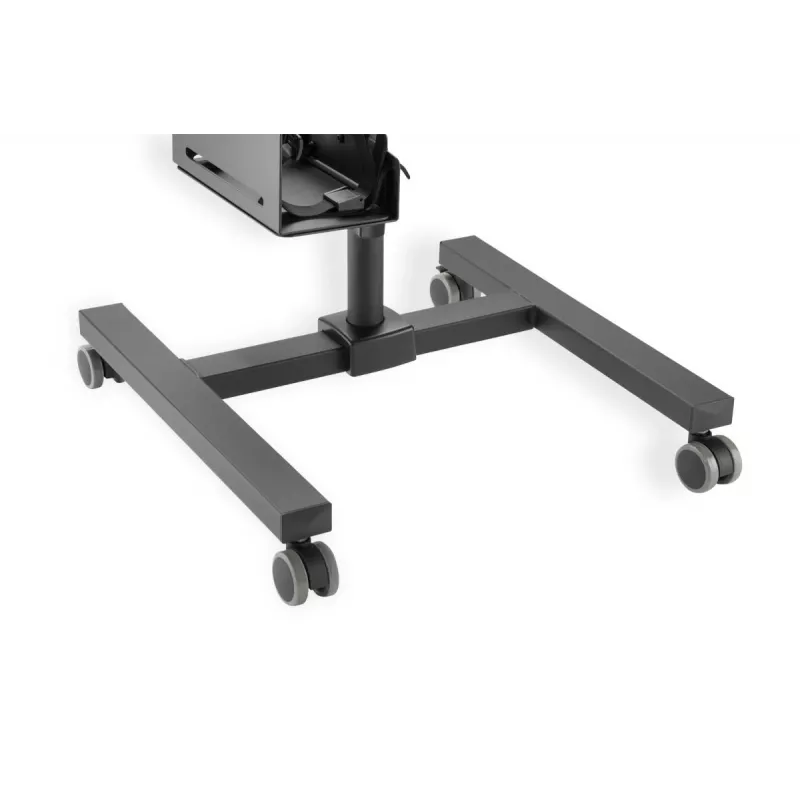 Puesto de trabajo móvil DIGITUS (soporte de monitor, soporte de PC) carga máx. 8 kg, pantalla de 32