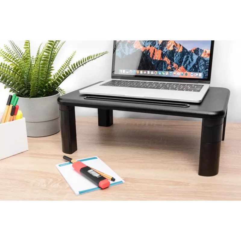 Soporte de monitor de mesa ajustable en altura DIGITUS 400x280x143mm; carga máx. hasta 10kg