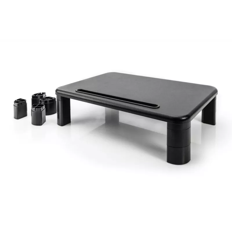 Soporte de monitor de mesa ajustable en altura DIGITUS 400x280x143mm; carga máx. hasta 10kg