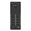 APC Back-UPS Pro, 1600VA/960W, torre, 230V, 8 tomas IEC C13, onda sinusoidal, AVR, conectores USB Type A + C, LCD, batería reemplazable por el usuario