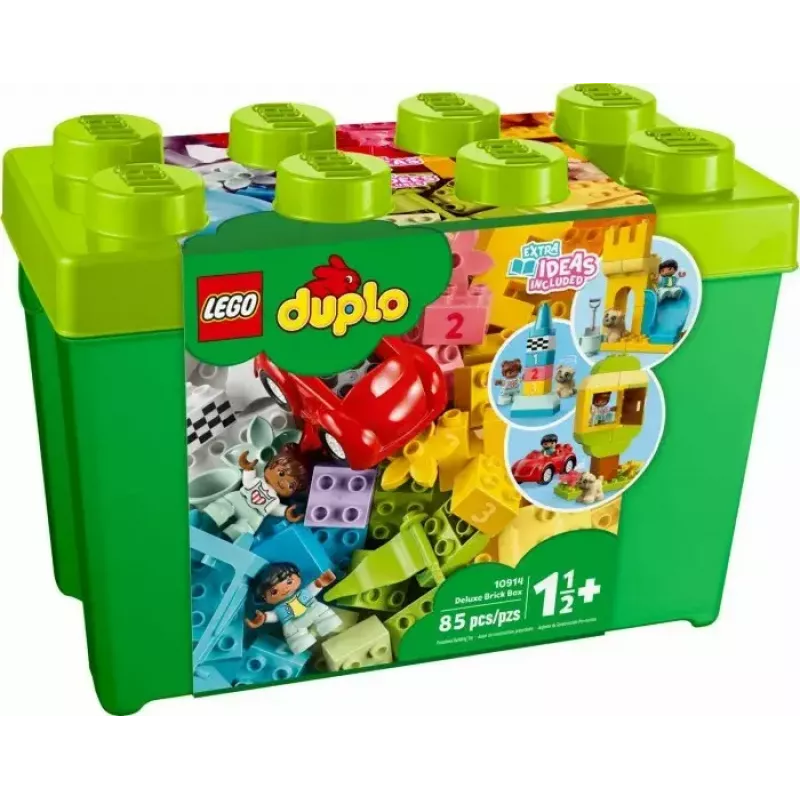LEGO DUPLO 10914 caja de ladrillos Deluxe, 85 piezas, a partir de 1,5 años