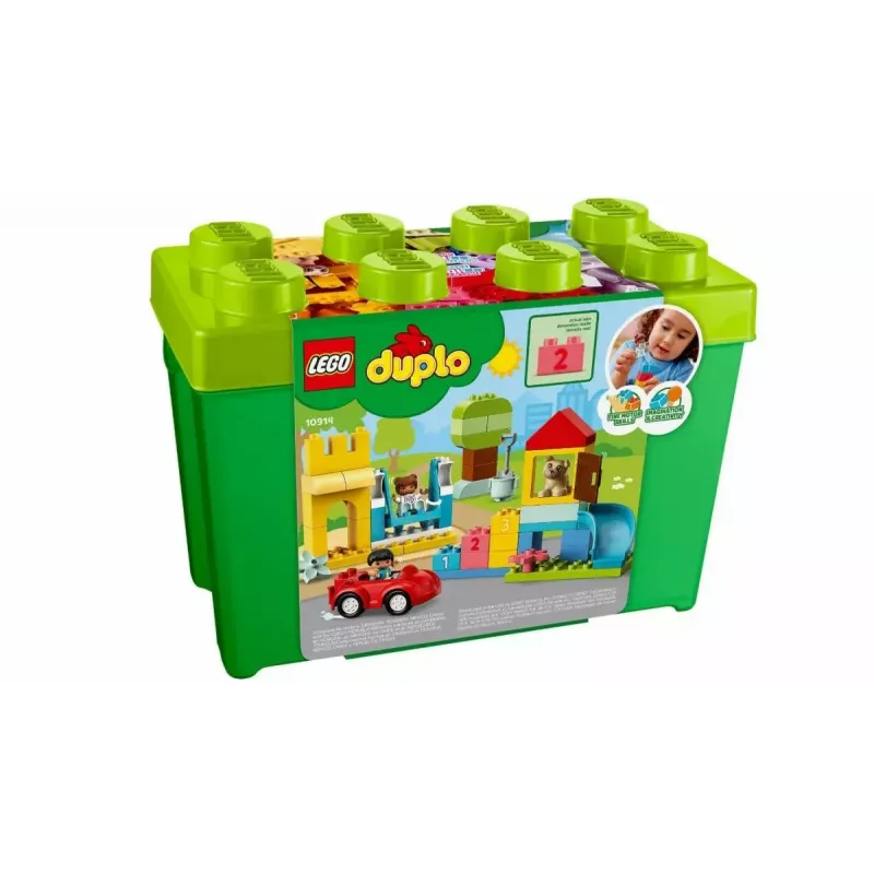 LEGO DUPLO 10914 caja de ladrillos Deluxe, 85 piezas, a partir de 1,5 años