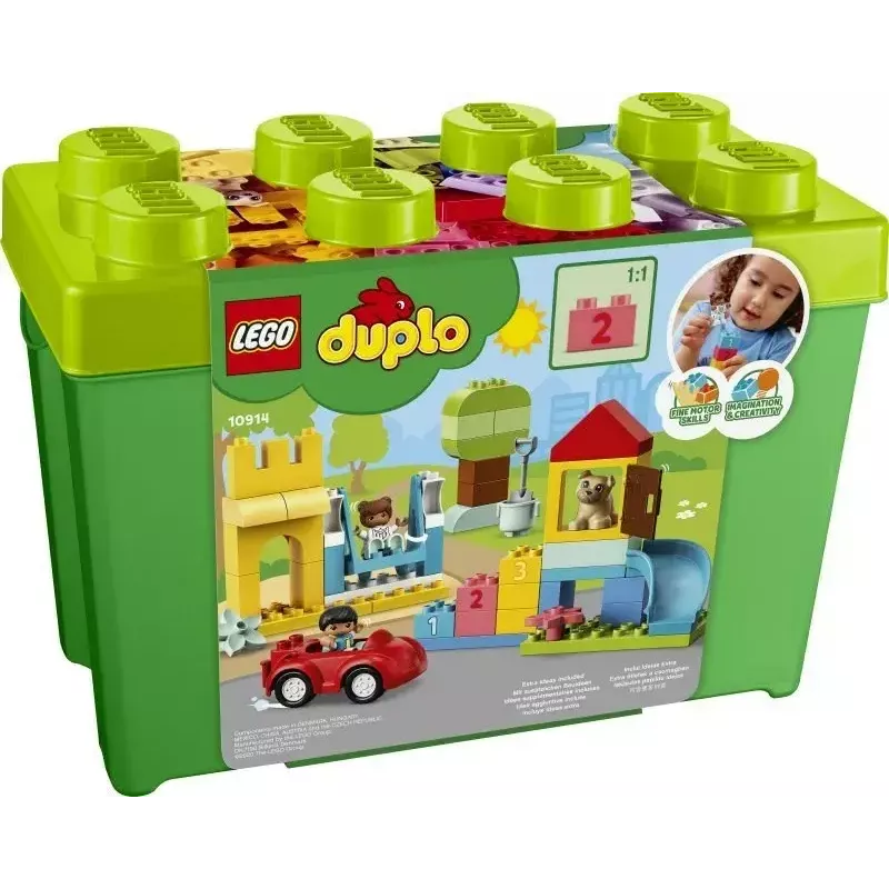LEGO DUPLO 10914 caja de ladrillos Deluxe, 85 piezas, a partir de 1,5 años