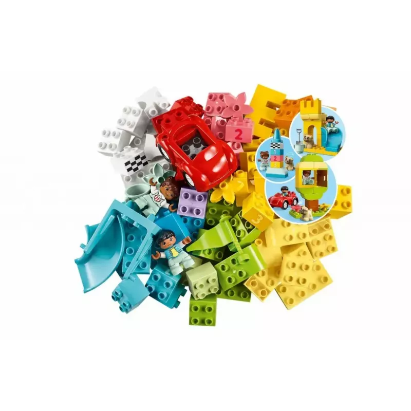 LEGO DUPLO 10914 caja de ladrillos Deluxe, 85 piezas, a partir de 1,5 años
