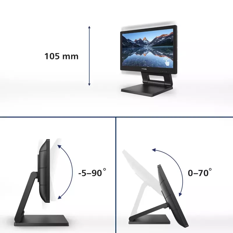 Monitor de ordenador Philips 162B9T/00 39,6 cm (15,6