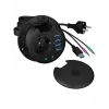 ICY BOX IB-HUB1430 conector hembra negro