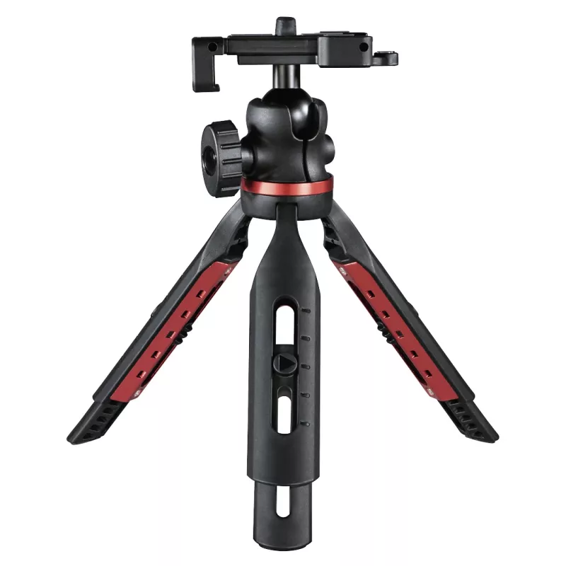 Trípode sólido Hama para smartphone/tablet 3 patas negro, rojo