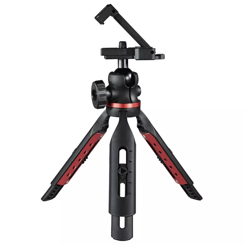 Trípode sólido Hama para smartphone/tablet 3 patas negro, rojo