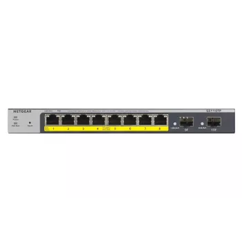 NETGEAR GS110TP Gigabit Ethernet (10/100/1000) gestionado L2/L3/L4 Power over Ethernet (PoE) gris